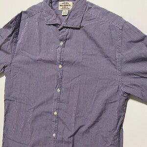 Ralph Lauren Polo Jeans Co. Shirt Vintage Long Sleeve Button Purple Men's Large